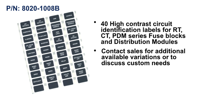 Label Set, AComm Custom, Min 10