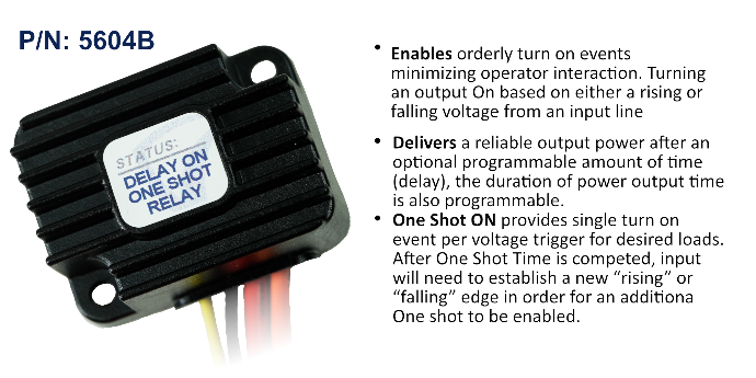 PT2 - On Delay One Shot Timer 30 A / 12 V, Bulk