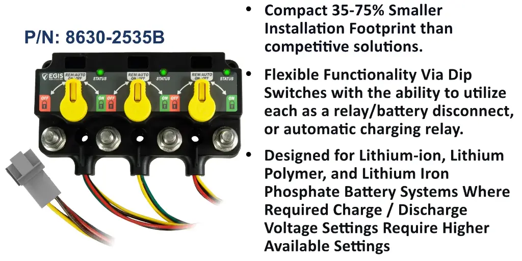 Triple XD - Flex L - Lithium (Relay/ACR/Relay) w/Knobs - 12P DT