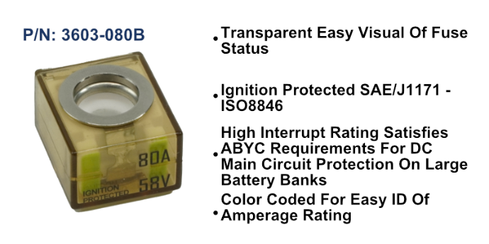 MRBF Terminal Fuse - 80A, Bulk Pack