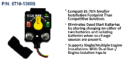 [8710-1300B] XD Single - Programmable ACR w/Knob - Tinned Wires, Bulk Pack