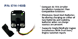 [8710-1400B] XD Single - Programmable ACR - Tinned Wires, Bulk Pack