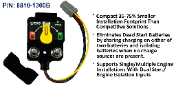 [8810-1300B] XD Single Flex 2 (ACR/Relay) w/Knobs - 6P DTM Conn Bulk Pack