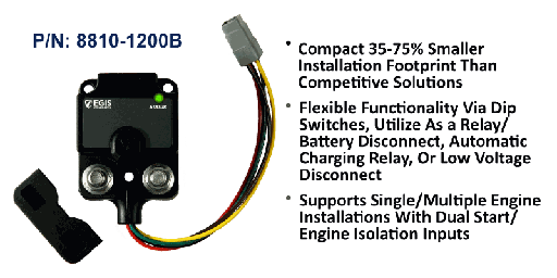 [8810-1200B] XD Single - Flex Relay/ACR/LVD - DTM Conn, Bulk Pack