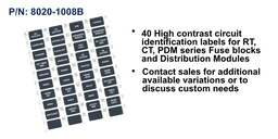 [8020-1008B] Label Set, AComm Custom, Min 10