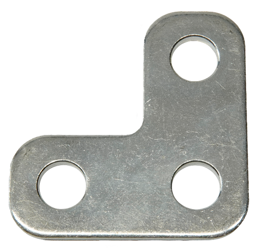 [8793B] Busbar, 3 Hole, M8/M10, L Shape