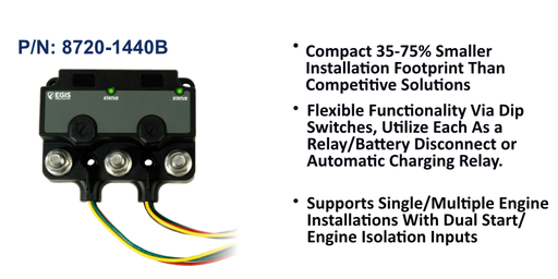 [8520-1440B] XD Dual - Flex L - (ACR)(ACR) No Knobs - Tinned Wires, Bulk Pack