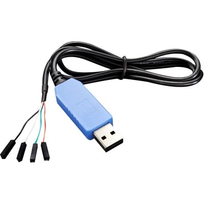 Cable Assy Serial TTL Programmer with m/m adapter