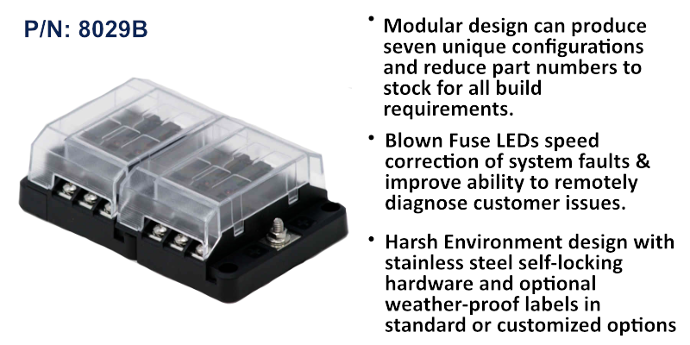 RT Fuse Block 12 Circuit, Bulk Pack