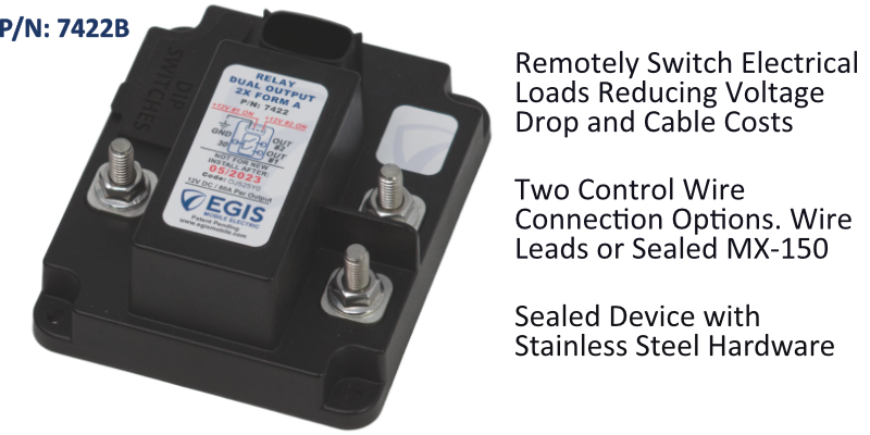 TH3 - Dual Relay, 2x 80 Amp / 12V, Bulk Pack