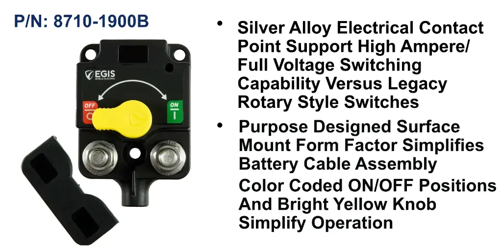 XD Single - 500 A Heavy Duty Battery Switch/Mechanical Contactor, Bulk Pack