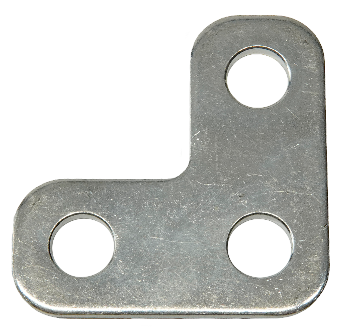 Busbar, 3 Hole, M8/M10, L Shape