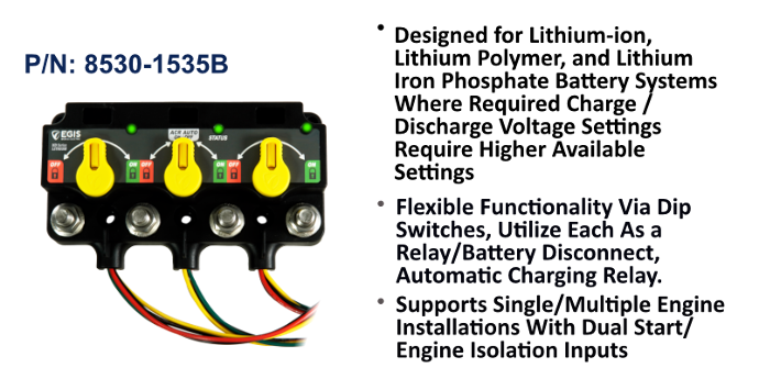 XD Triple - Flex L - (Relay)-(ACR)-(Relay) w/Knobs - Tinned Wires