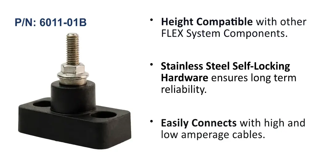 PowerPost M5 (#10) Stud, Bulk Pack