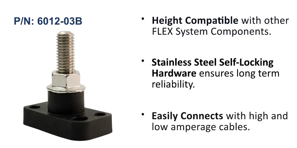 PowerPost M8 (5/16") Stud, Bulk Pack