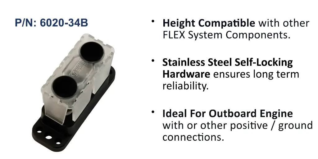 Dual PowerPost M10 (3/8") * M8 (5/16") Studs, Bulk Pack