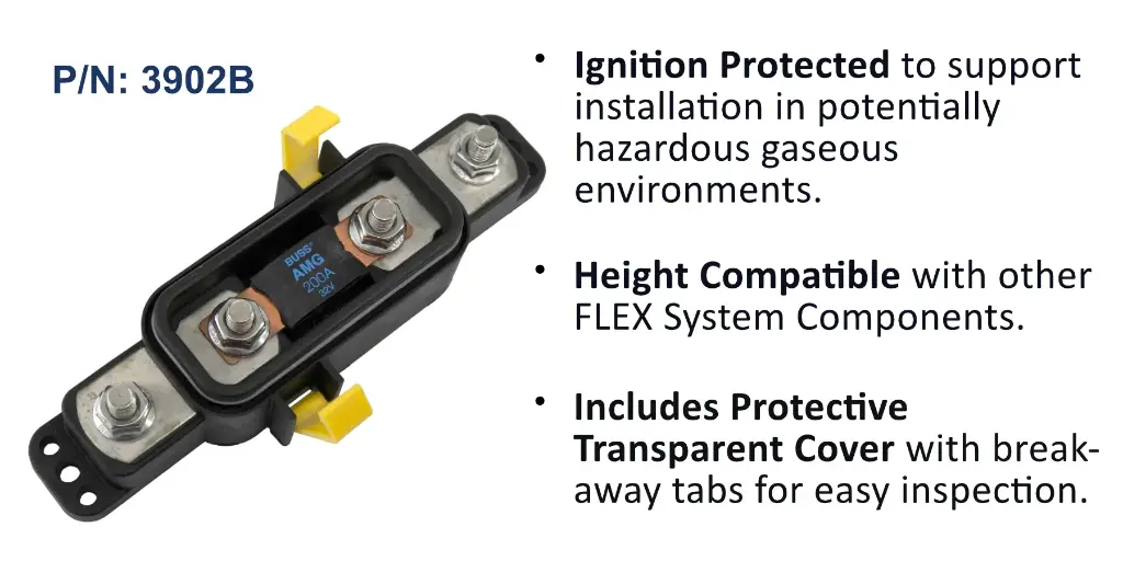Sealed AMG / MEGA Fuse Block, Bulk Pack 