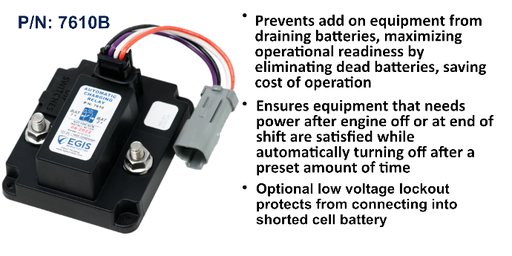 [7610B] TH3 -12V Automatic Charging Relay (ACR), 160 A, Bulk