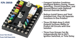 [2601B] PDM - 14 Circuit + Ground, 175 A, 12 V W/Kill Switch
