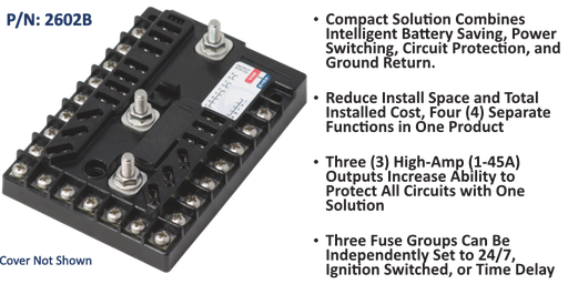 [2602B] PDM - 14 Circuit + Ground, 175 A, 12 V
