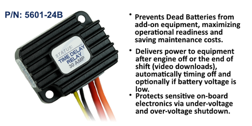 [5601-24B] PT2 - Series Time Delay Relay, 30 Amp 24 V, Bulk