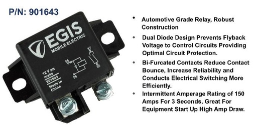 [901643] Relay 12V / 75 Amp Dual Diode
