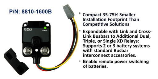 [8810-1600B] XD Single Flex 2 (Relay/ACR) No Knob - 6P DTM Conn