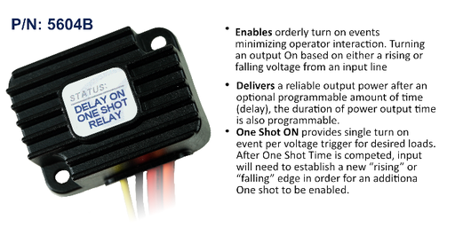 [5604B] PT2 - On Delay One Shot Timer 30 A / 12 V, Bulk